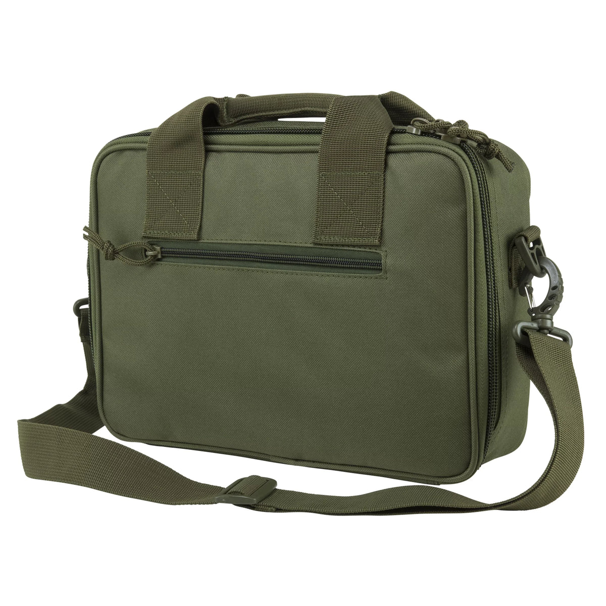 NCSizetar CPDX2971G Double Pistol Range Bag Green