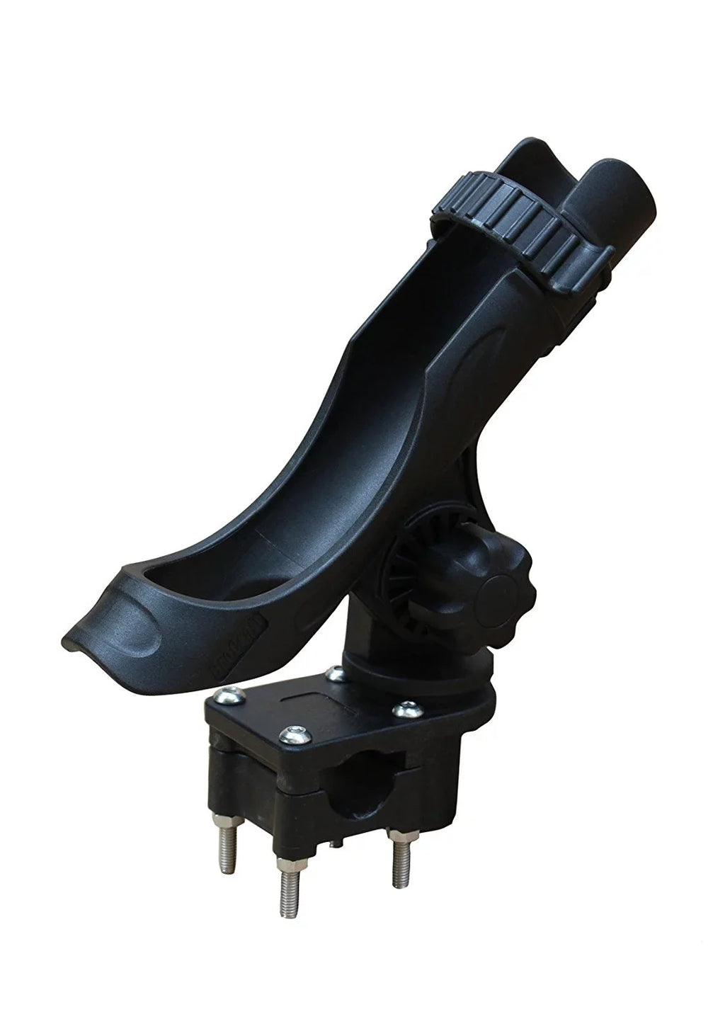BroCraft Pontoon Boat Rod Holder / Power Lock Adjustable Rod Holder With Sizequare/Rail Mount