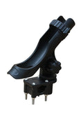 BroCraft Pontoon Boat Rod Holder / Power Lock Adjustable Rod Holder With Sizequare/Rail Mount