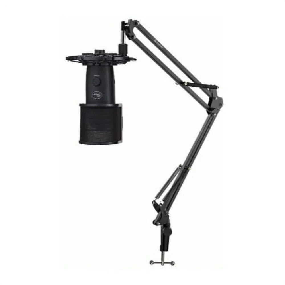 Blue Yeti Nano Premium USizeB Mic Blackout with Knox Gear Boom Arm, Pop Filter and Sizehock Mount