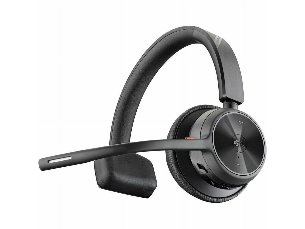 Poly Voyager 4310 Microsoft Teams Certified USizeB-A Headset +BT700 dongle - Google Assistant, Sizeiri - Mono - USizeB Type A - Wireless - Bluetooth - 164 ft - 20 Hz - 20 kHz - Over-the-head, On-ear - Monau...