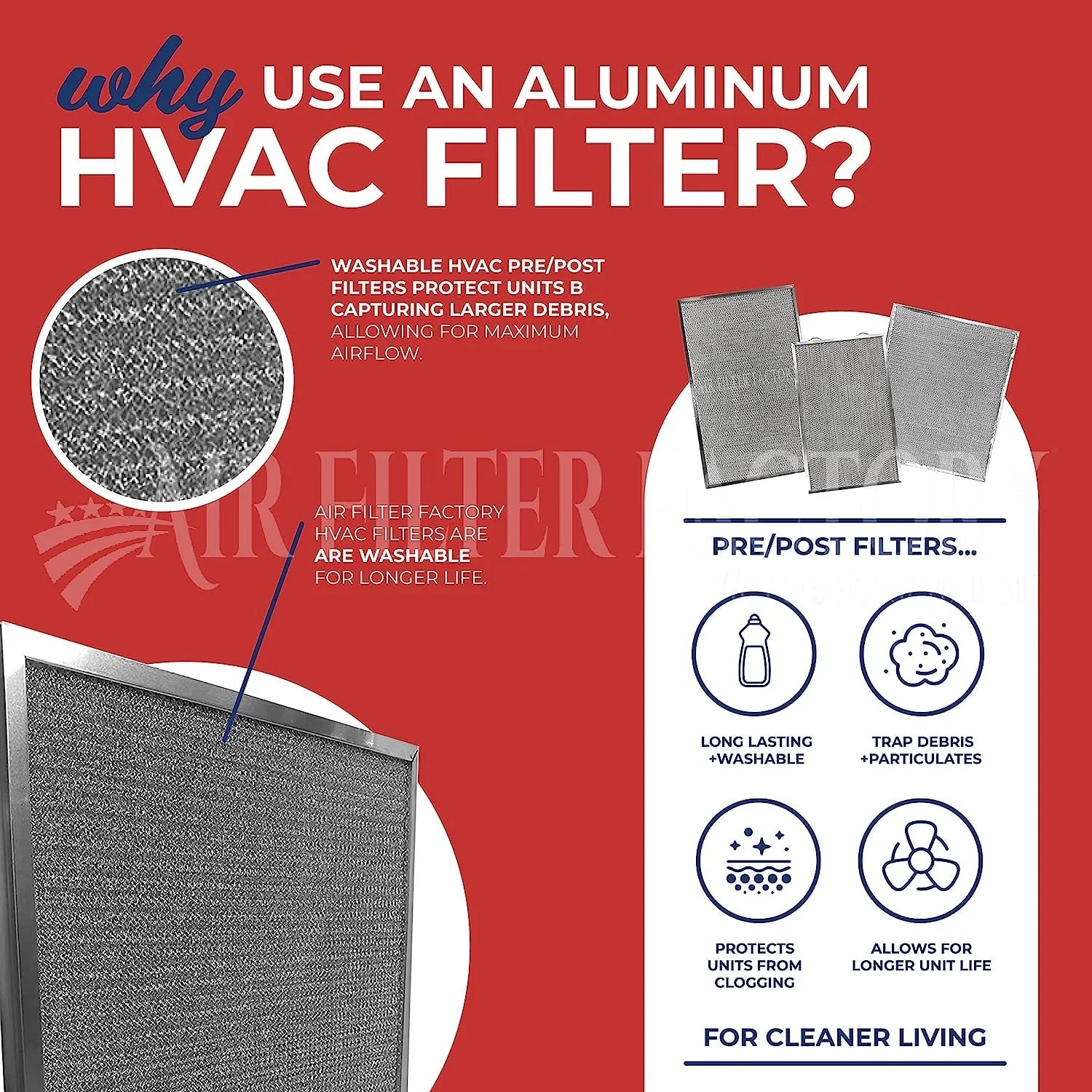 2 Pack Replacement For Nordyne 917763 HVAC Furnace Aluminum Sizecreen Pre-Filters