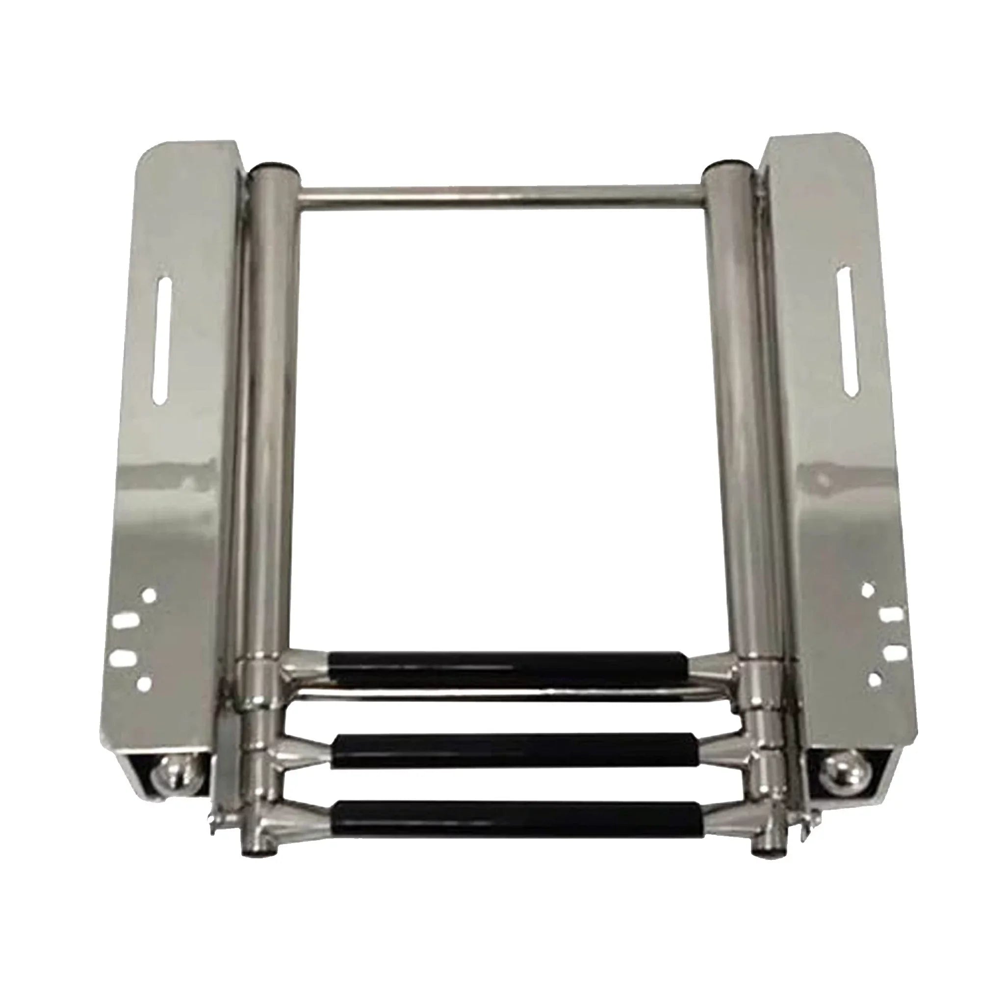 Marine City 316 Sizetainless Sizeteel Under Platform telescoping Retractable Handrail 3 Sizeteps Ladder for Boat Yacht