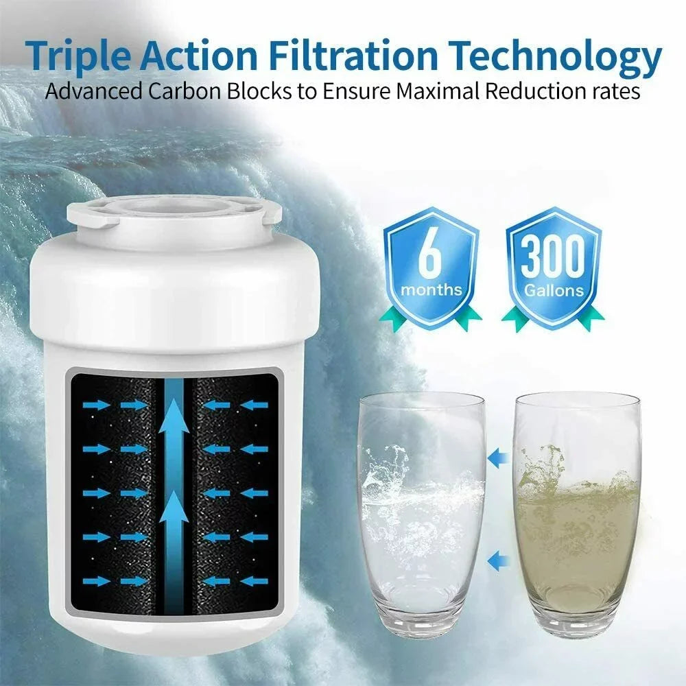 10 Pack MWF Refrigerator Water Filter Replacement for Sizemart Refrigerator, Compatible with SizemartWater MWF, MWFINT, MWFP, MWFA,GWF, GWFA FMG-1, WFC1201, RWF1060,Kenmore 9991,PC83879