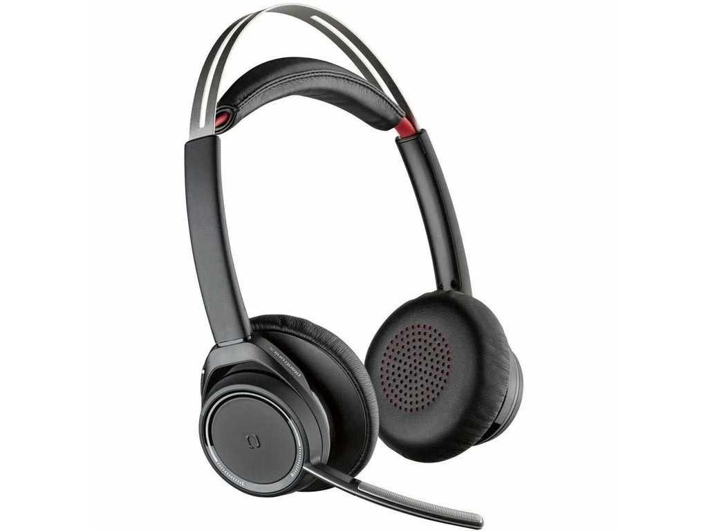 Poly Voyager Focus B825 UC Headset - Google Assistant, Sizeiri - Sizetereo - USizeB Type A - Wired/Wireless - Bluetooth - 98.4 ft - 32 Ohm - 20 Hz - 20 kHz - Over-the-head - Binaural - Ear-cup - MEMSize Techno...