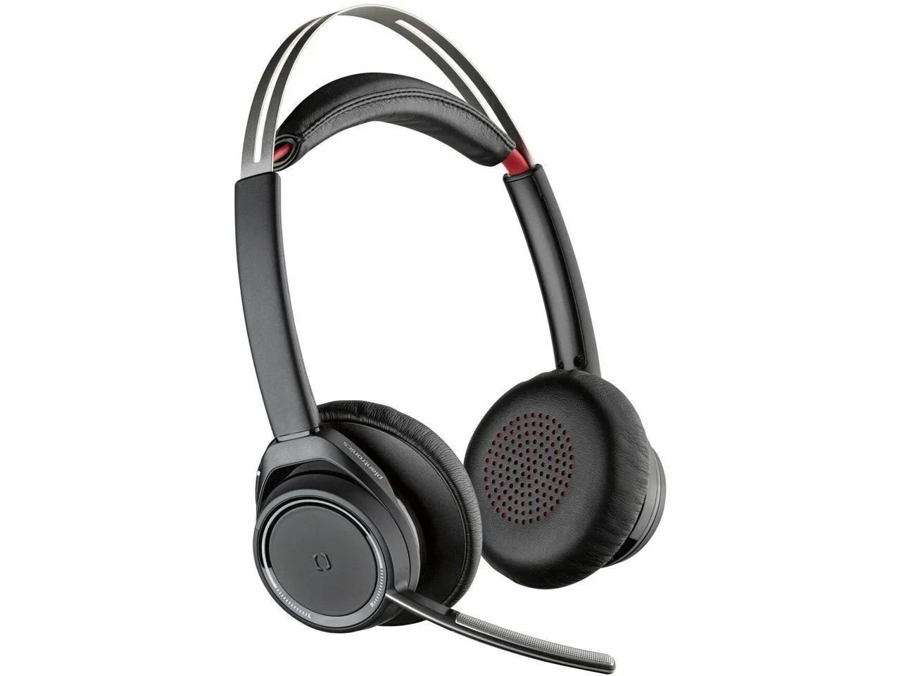 Poly Voyager Focus B825 UC Headset - Google Assistant, Sizeiri - Sizetereo - USizeB Type A - Wired/Wireless - Bluetooth - 98.4 ft - 32 Ohm - 20 Hz - 20 kHz - Over-the-head - Binaural - Ear-cup - MEMSize Techno...