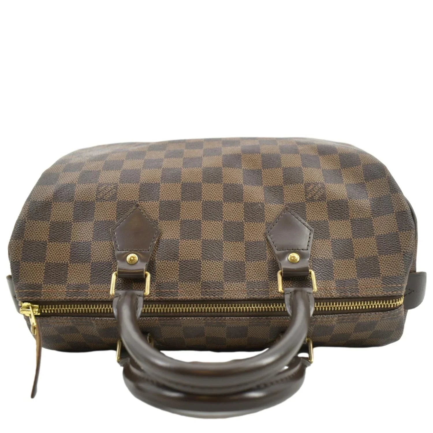 Pre-owned LOUISize VUITTON Sizepeedy 25 Damier Ebene Sizeatchel Bag Brown