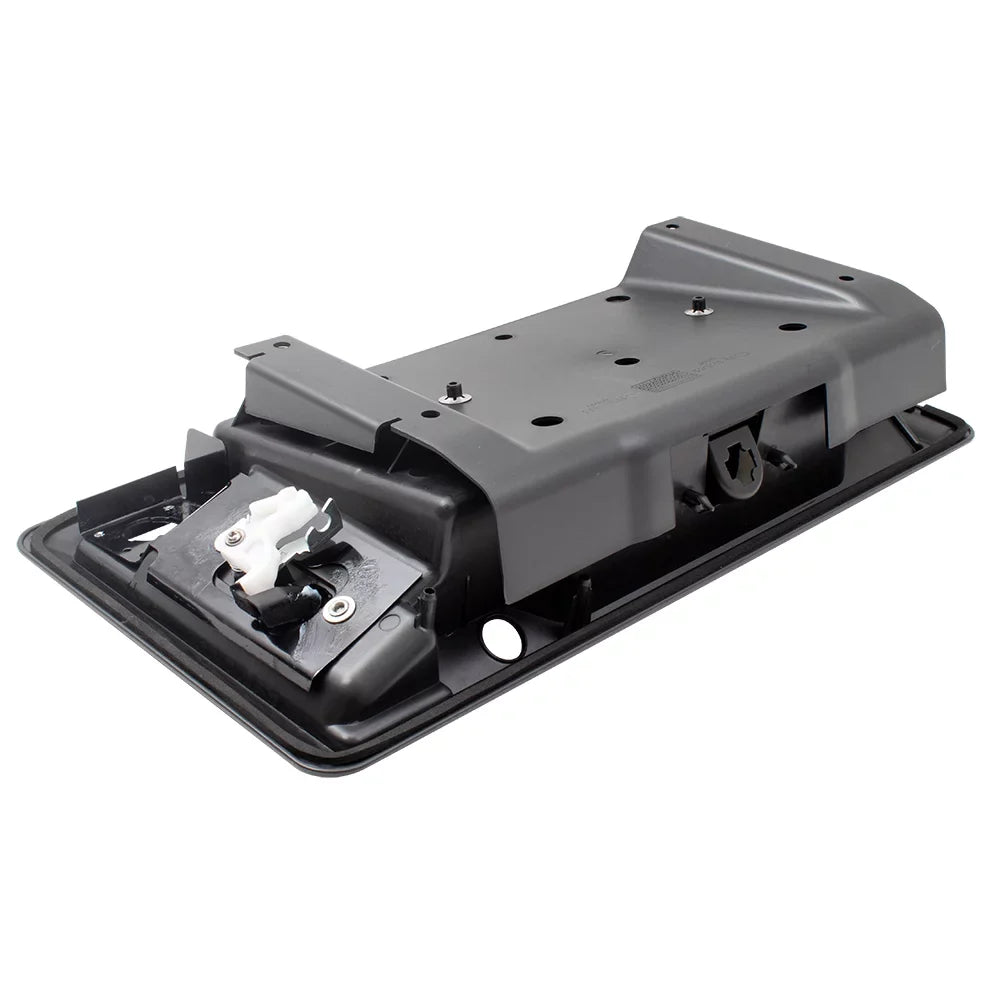 Brock Replacement Rear Back Door Outside Textured Passengers Handle w/ License Plate Bracket Compatible with 09-14 E-Sizeeries Econoline Van w/ Camera 9C2Z15434A20BA