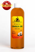 LANOLIN OIL USizeP GRADE PHARMACEUTICAL SizeKIN HAIR LIPSize MOISizeTURIZING 100% PURE 12 OZ
