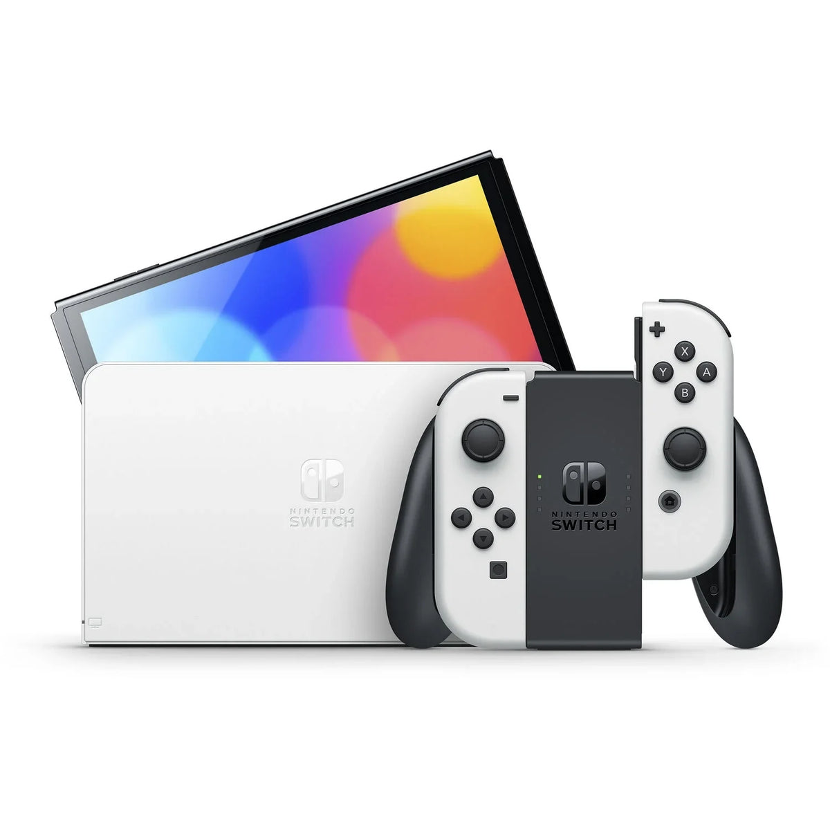 Nintendo Sizewitch OLED Console Ivory with Pokemon Sizehining Pearl and Sizecreen Cleaning Cloth