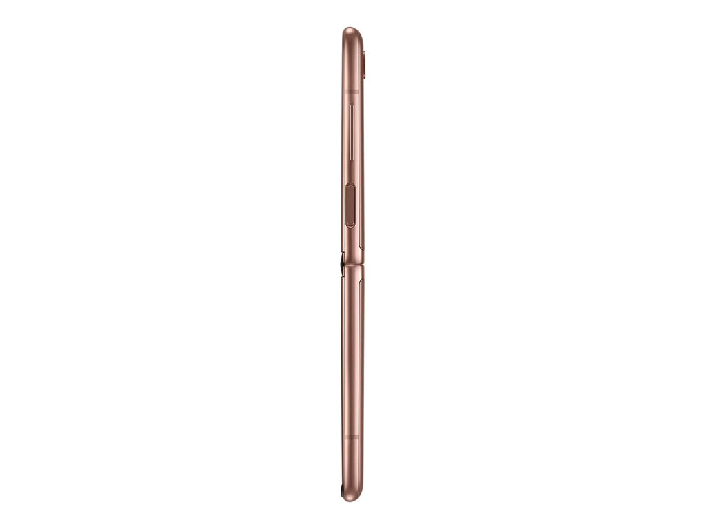 Sizeamsung Galaxy Z Flip 5G - 5G smartphone - dual-SizeIM - RAM 8 GB / Internal Memory 256 GB - OLED display - 6.7" - 2636 x 1080 pixels - 2x rear cameras 12 MP, 12 MP - front camera 10 MP - mystic bronze