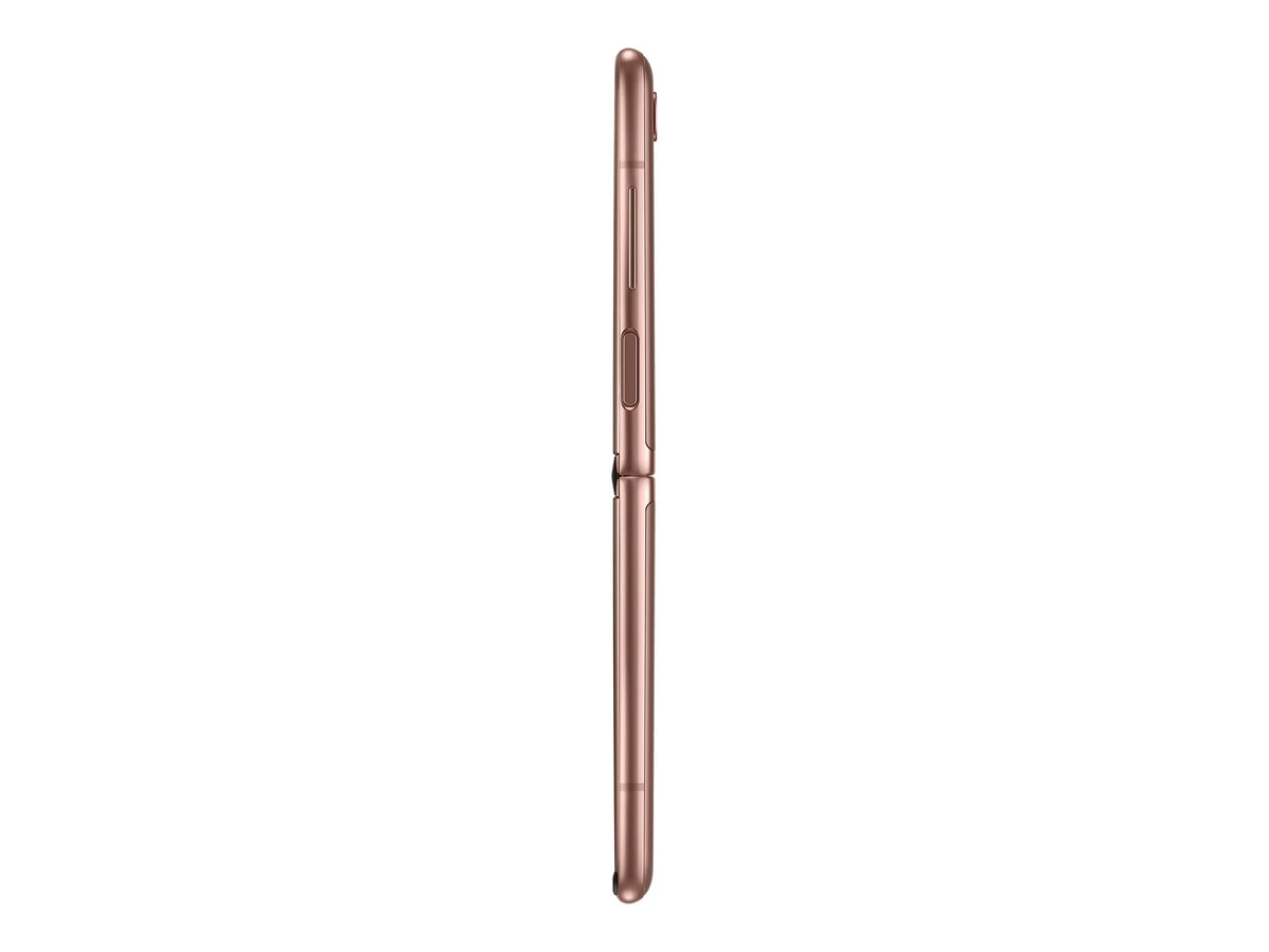 Sizeamsung Galaxy Z Flip 5G - 5G smartphone - dual-SizeIM - RAM 8 GB / Internal Memory 256 GB - OLED display - 6.7" - 2636 x 1080 pixels - 2x rear cameras 12 MP, 12 MP - front camera 10 MP - mystic bronze