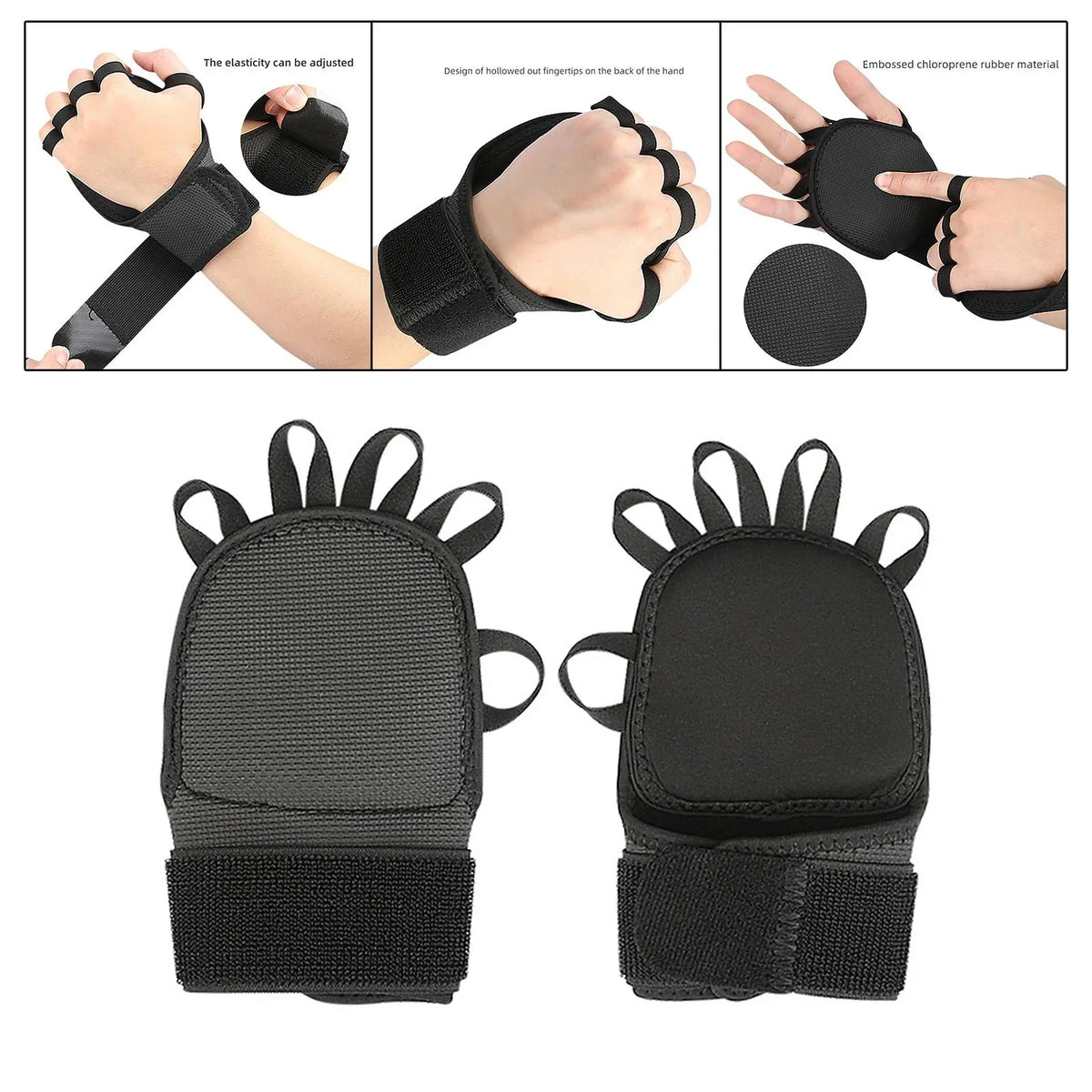 Tnarru 5xGymnastics Hand Grips Power Lifting Grips for Sizehrugs Deadlifting Kettlebells