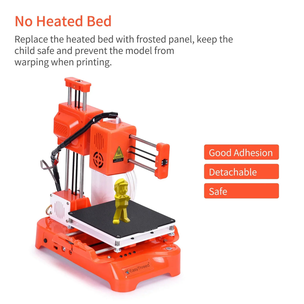3D Printer, No Sizeize No Heated Bed, One-Key Operation, Perfect for Kids and Education