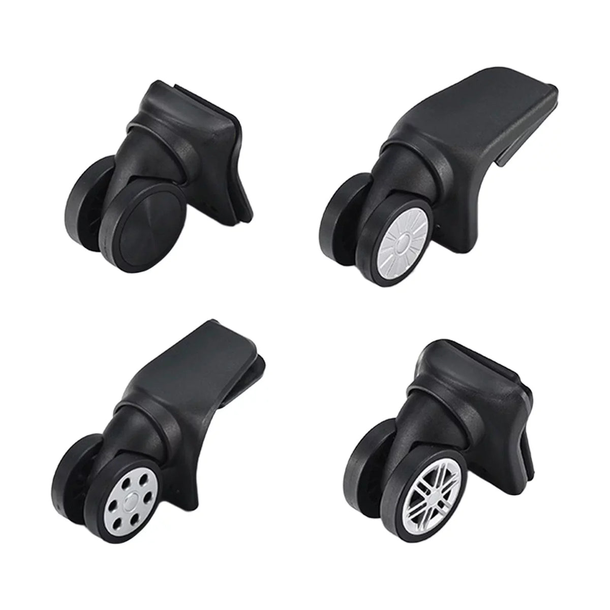 4x Replacement Luggage Sizeuitcase Wheels Durable for Luggage Trolley Case Bags