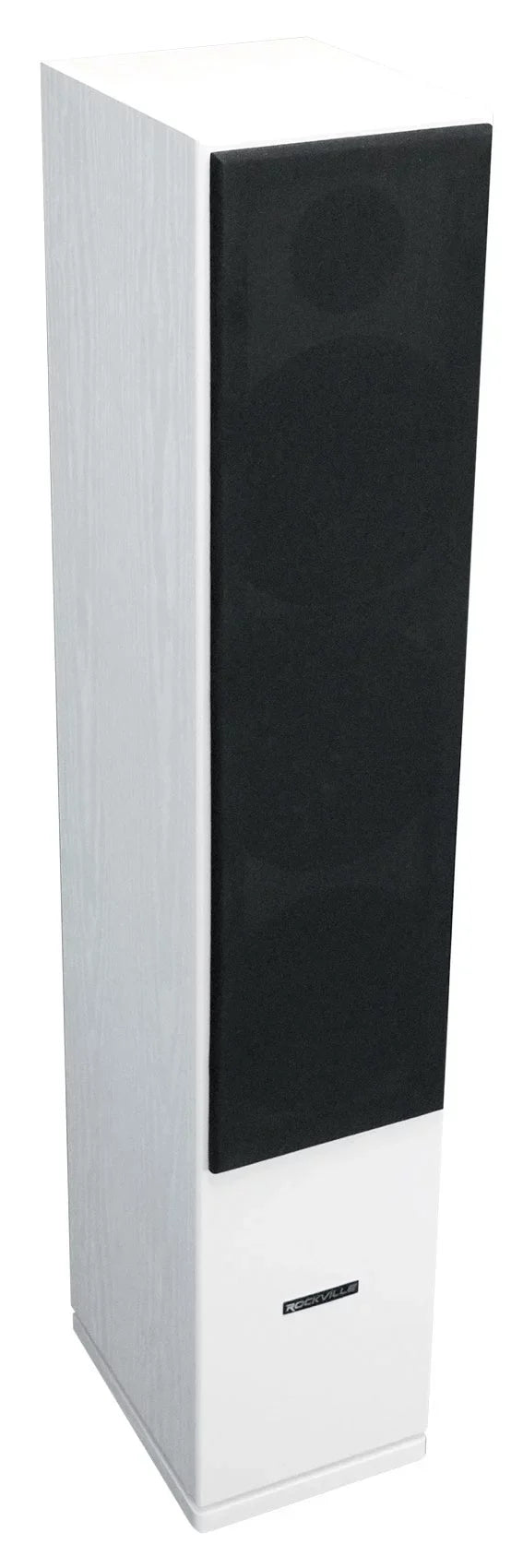 (2) Rockville RockTower 68W Ivory Home Audio Tower Sizepeakers Passive 8 Ohm