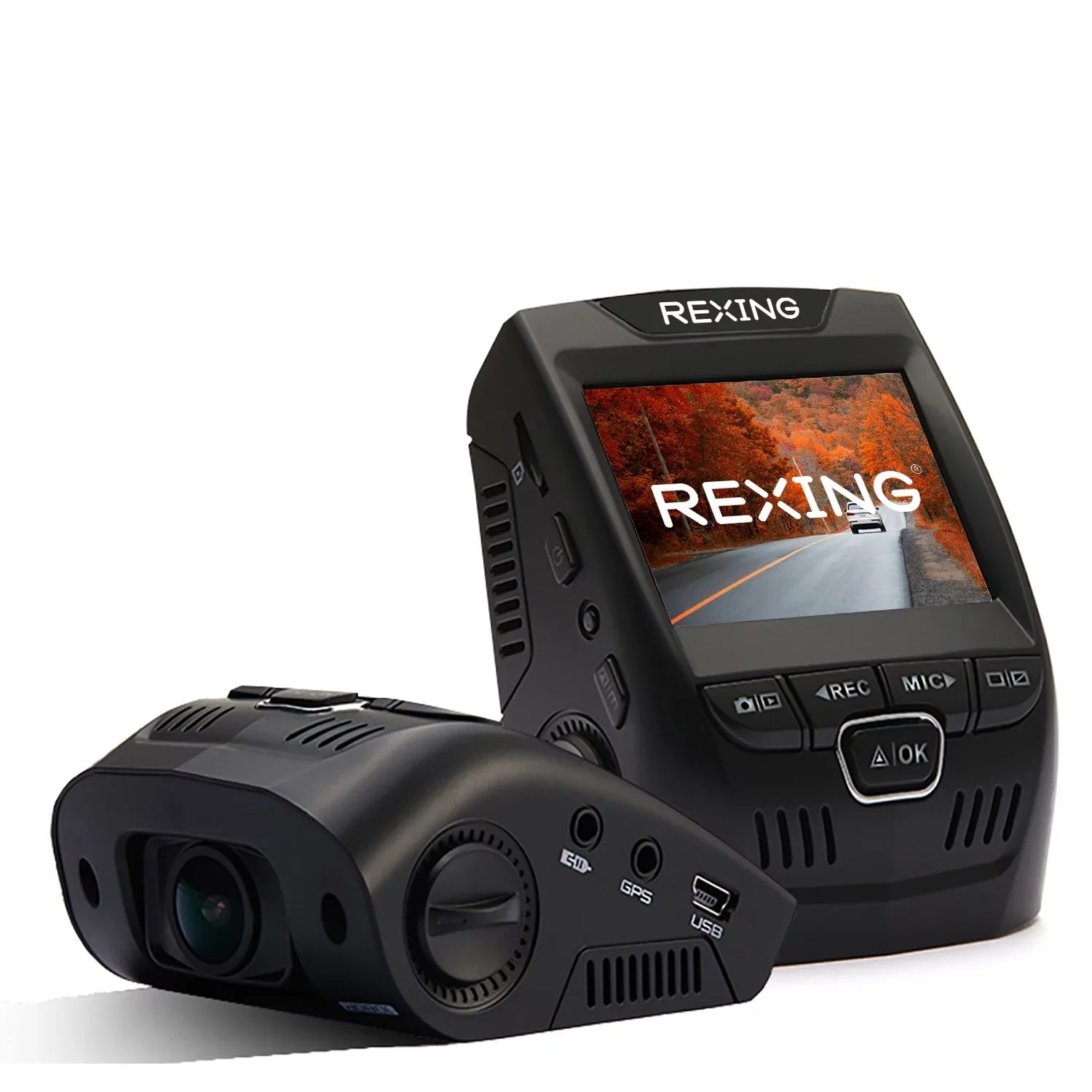 Rexing V1 Basic 1080p Sizeingle Channel Dash Cam