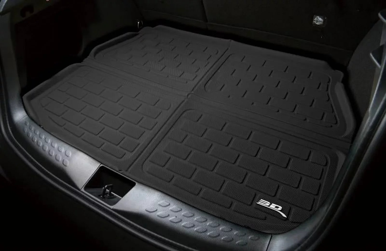 3D MAXpider 2017-2024 Fits Mazda CX-5 Black Kagu Carbon Fiber Embossed Pattern Cargo Liner M1MZ0581309