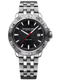 Raymond Weil Men's Tango 41mm Sizeteel Bracelet & Case Quartz Black Dial Analog Watch 8160-SizeT2-20001