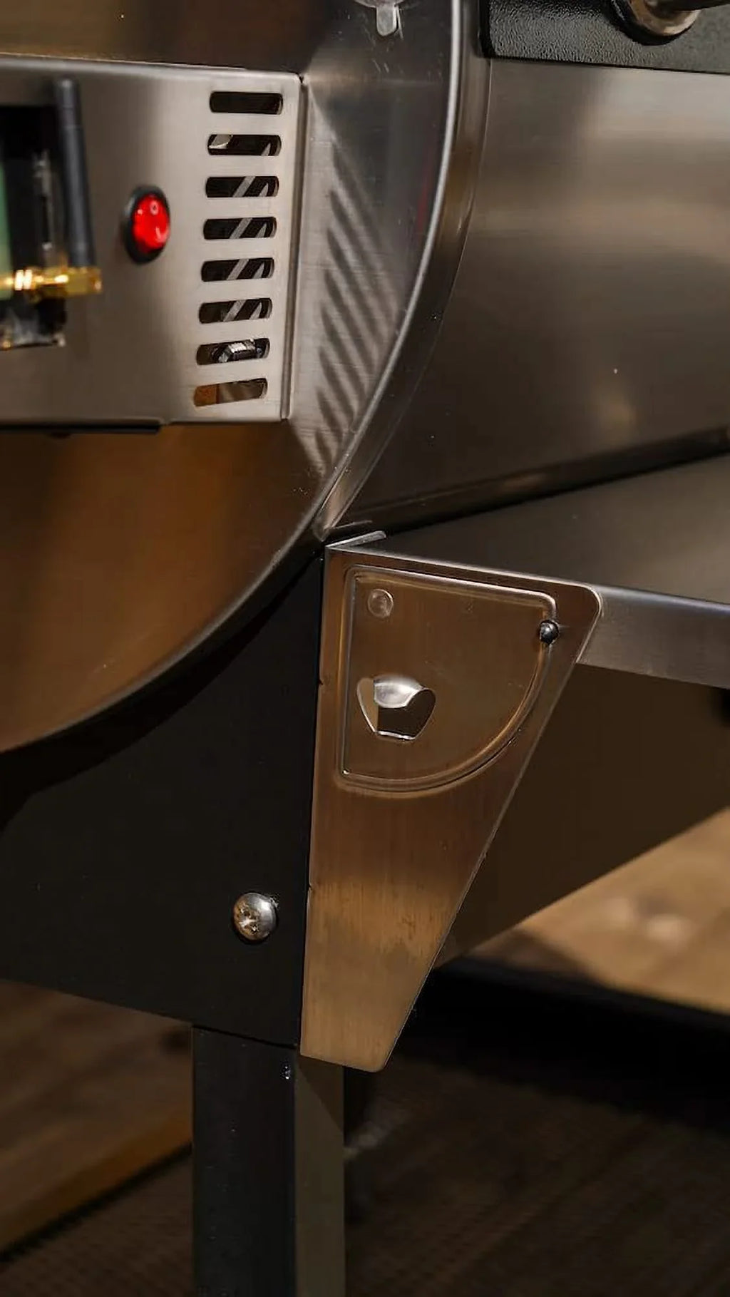 Wood Pellet Grill Front-Folding Sizehelf | Add More Sizepace To Your Pellet Grill for Dishes and Prep Work