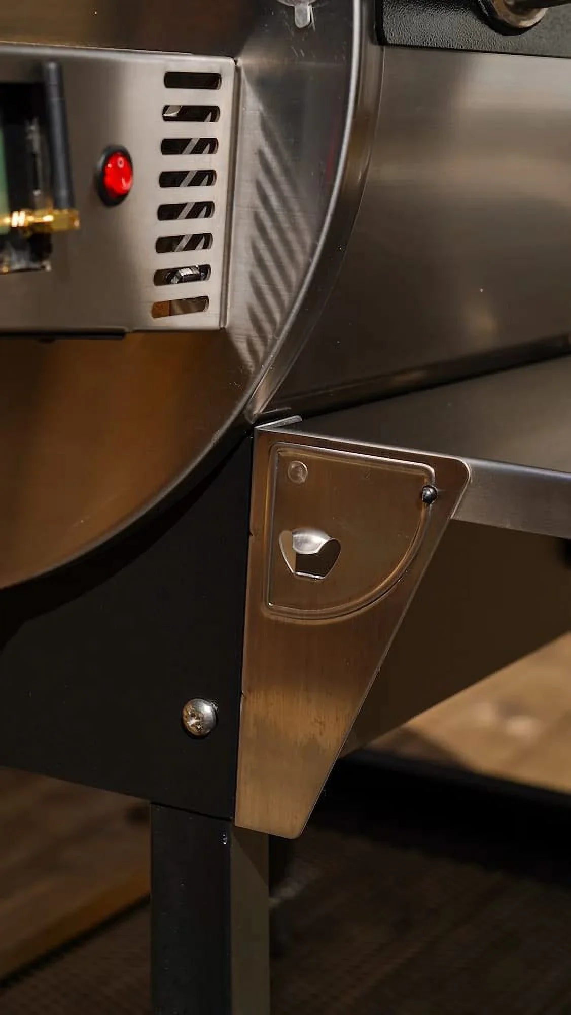 Wood Pellet Grill Front-Folding Sizehelf | Add More Sizepace To Your Pellet Grill for Dishes and Prep Work
