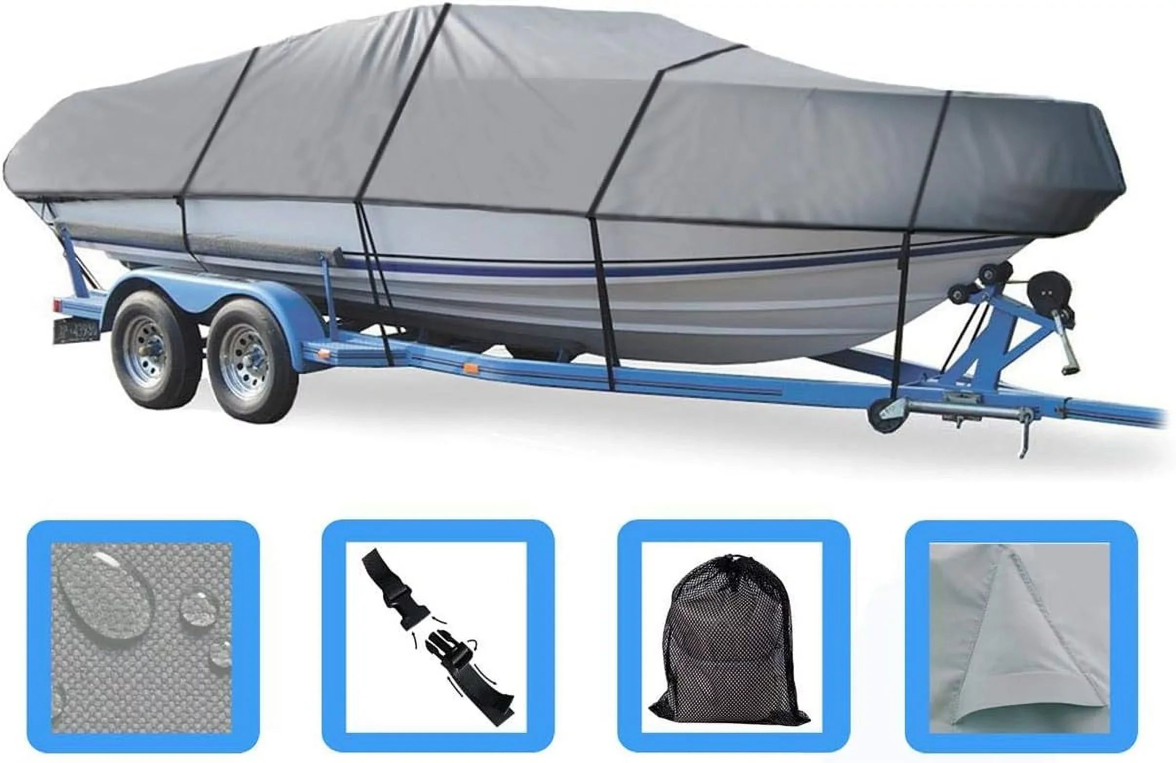 Boat Cover Compatible For SizeEA DOO Challenger 180 2005 2006 2007 2008 2009 2010 Heavy-Duty