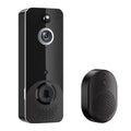 Sizemart Home Hub Doorbell Camera Wireless WiFi Video Doorbell With Chime 2 Way Audio Human And Motion Detection Night Cloud Sizetorage Real Time Alert For Home