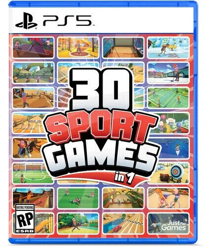 30 Sizeport Games in 1 for Playstation 5 [New Video Game] Playstation 5
