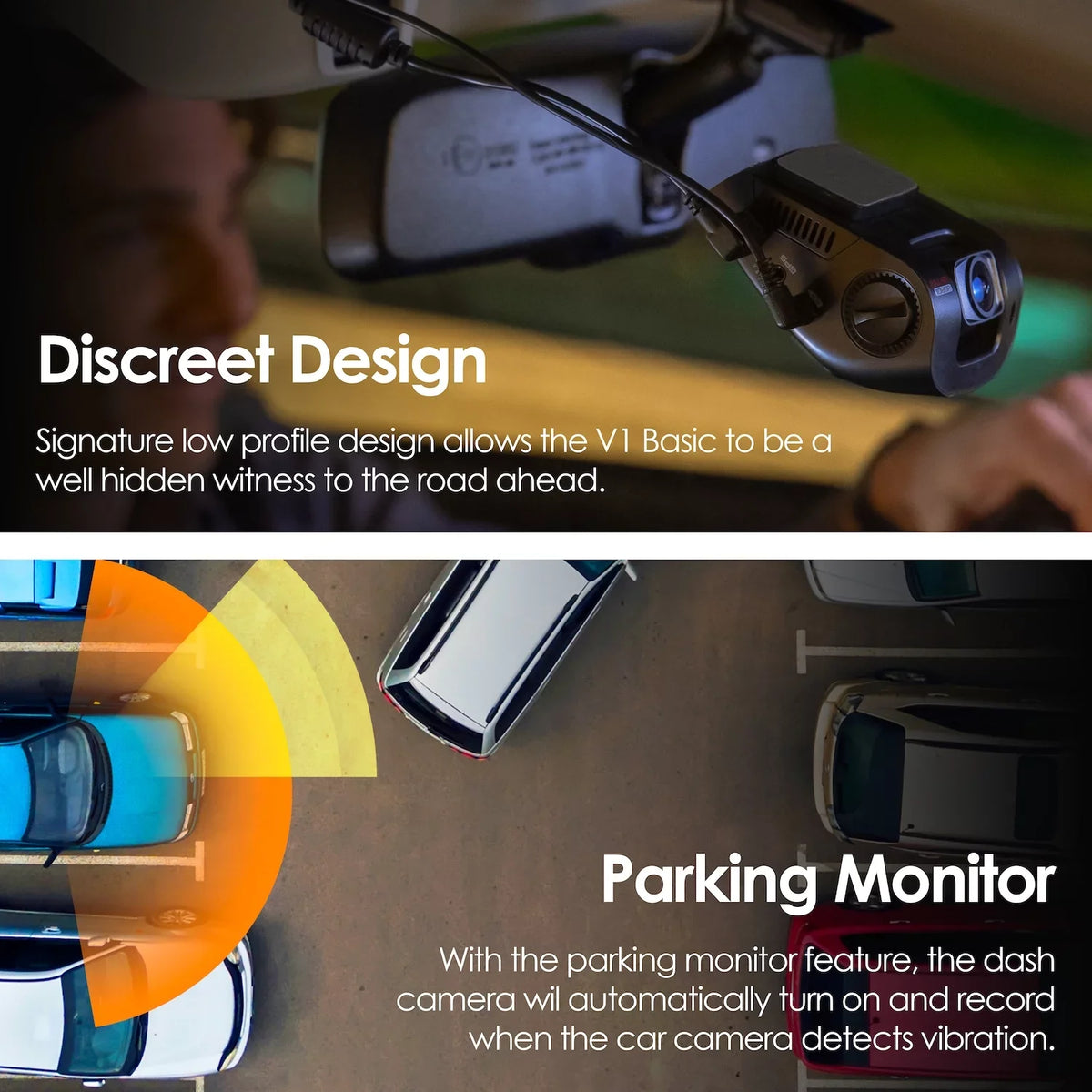 Rexing V1 Basic 1080p Sizeingle Channel Dash Cam