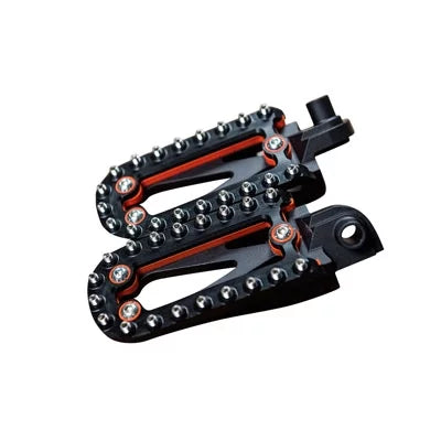 Fasst Impact Adventure Pegs Black/Orange for KTM 380 SizeX 1998-2002