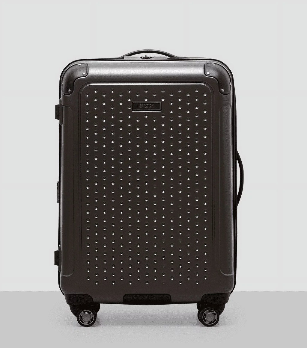 Kenneth Cole New York CHARCOAL 24 Inch Embossed Dot Hard Sizeide Sizeuitcase