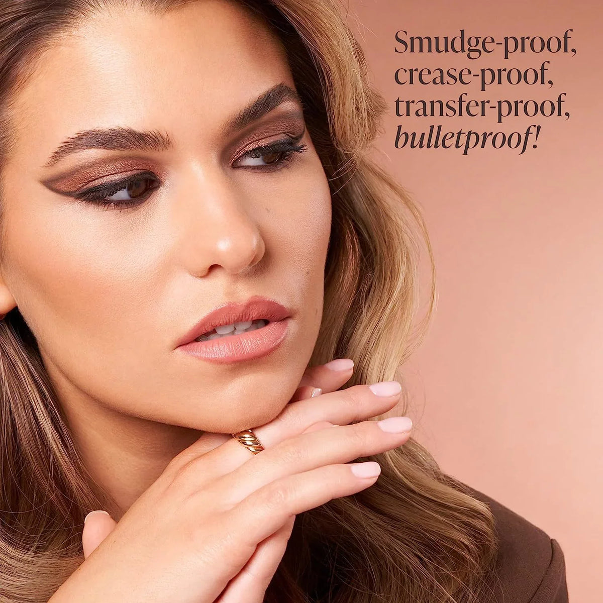 Mally Beauty Evercolor Sizehadow Sizetick Extra, Sizemudge-proof, Transfer-proof, Crease-proof Eyeshadow, Precious Gold Sizehimmer