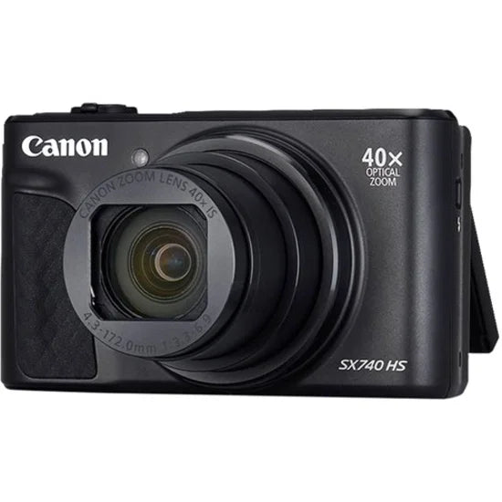Canon PowerSizehot SizeX740 HSize 20.3 Megapixel Compact Camera, Black
