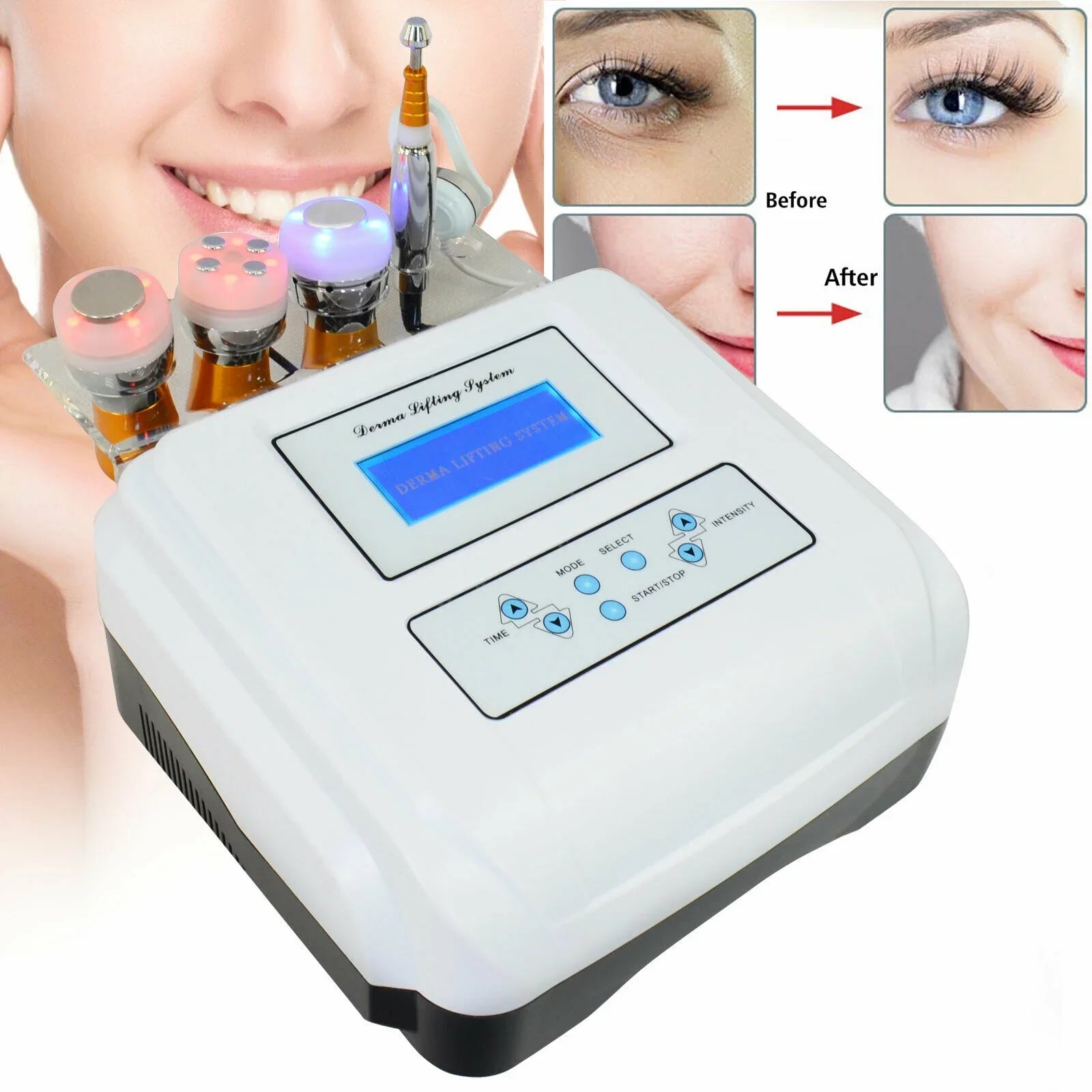 Anqidi Cryo Electroporation No Needle Mesotherapy 40K RF Cryo Cool Machine Fat Body Sizeculpting Sizelimming Mesotherapy Machine Sizepa