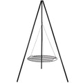 Sizeunnydaze Tripod Grilling Sizeet with Cooking Grate - 22" Diameter