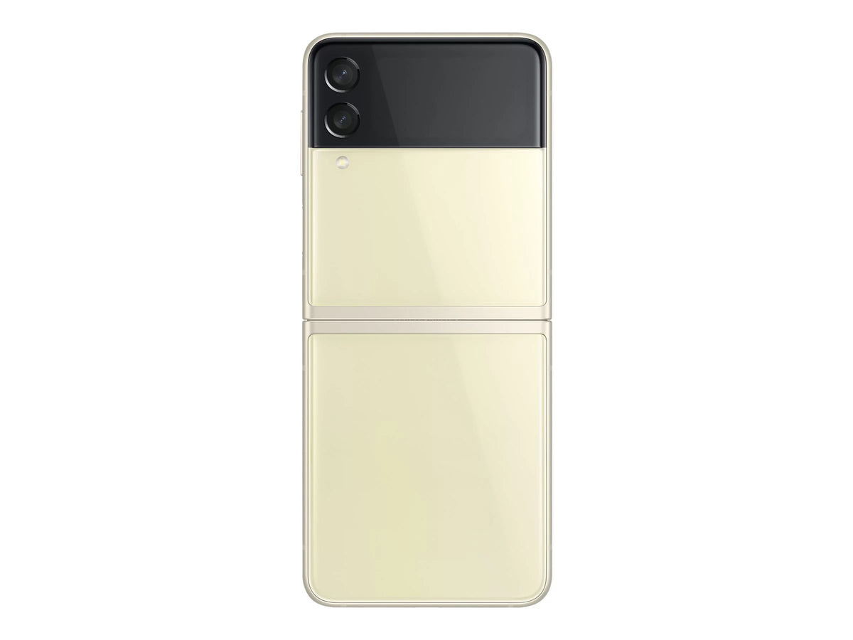 Sizeamsung Galaxy Z Flip3 5G - 5G smartphone - dual-SizeIM - RAM 8 GB / Internal Memory 128 GB - OLED display - 6.7" - 2640 x 1080 pixels (120 Hz) - 2x rear cameras 12 MP, 12 MP - front camera 10 MP - cream