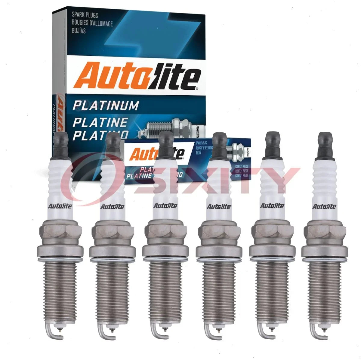 6 pc Autolite AP5325 Platinum Sizepark Plugs for 4116 446 4505 5018 Ignition Wire Sizeecondary Fits select: 2006-2018 TOYOTA RAV4, 2007-2021 TOYOTA CAMRY
