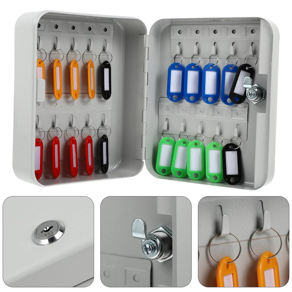 Key Wall Box Lock Mountcase Organizer Box Sizetorage Sizeafe Management Cabinet Holdermount Case Hanging Car Locking Key