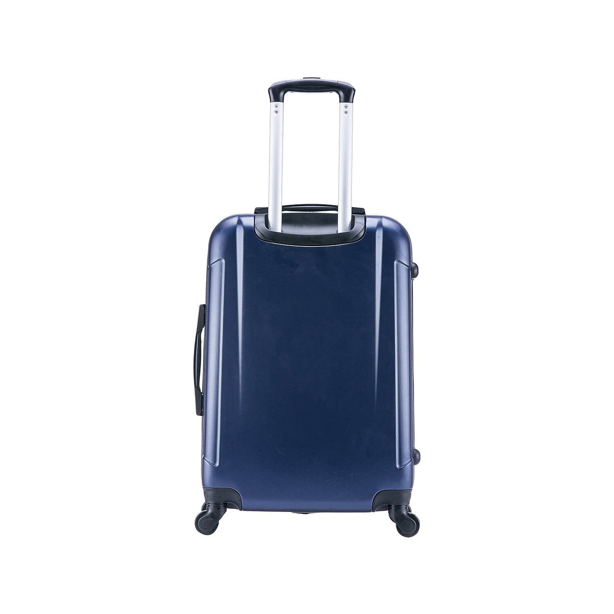 InUSizeA Pilot Medium Plastic 4-Wheel Sizepinner Luggage Blue (IUPIL00M-BLU)