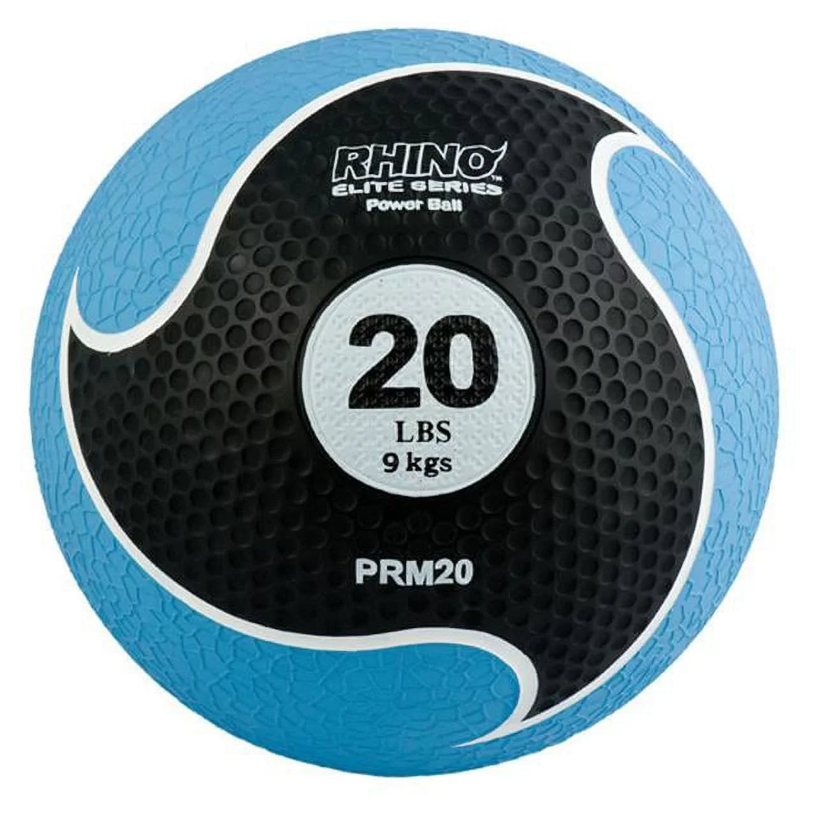 Champion Sizeports  20 lbs Rhino Elite Medicine Ball, Blue