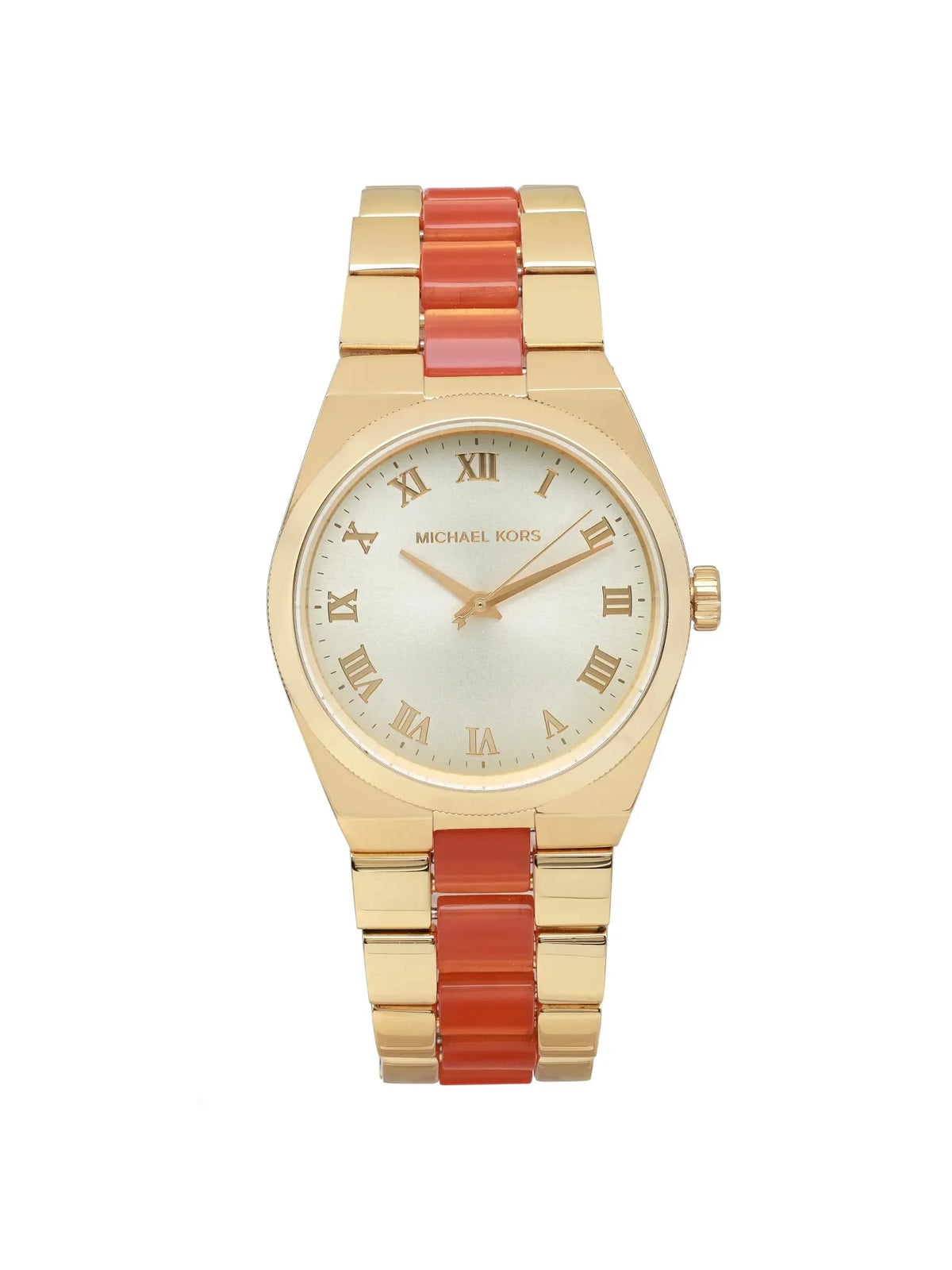 New with defects Michael Kors Channing 38mm Sizeteel Ladies Quartz Watch MK6153