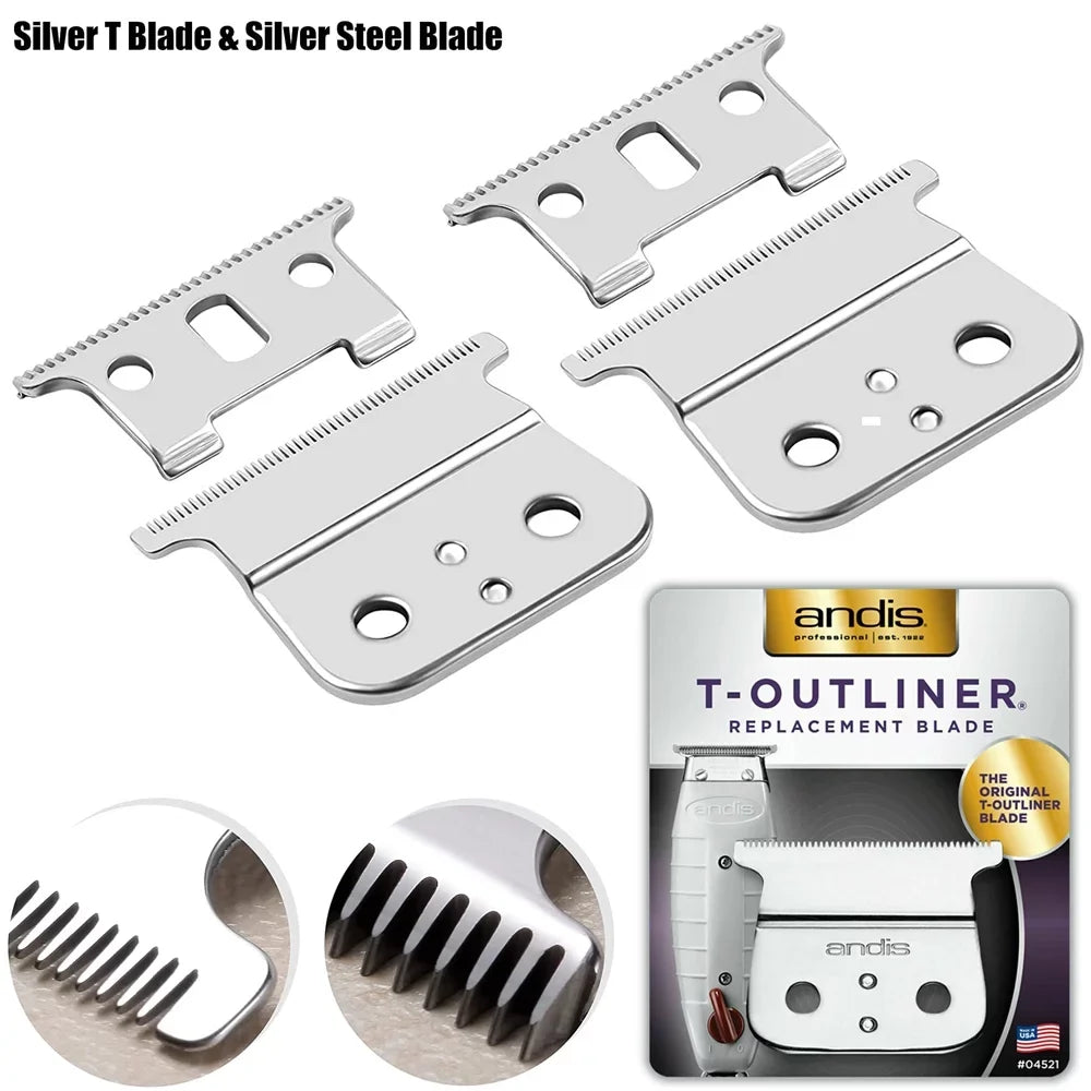 Andis #04521 Replacement Close-cutting T-Blade for T-Outliner Trimmer GTO/GO/SizeL #17200