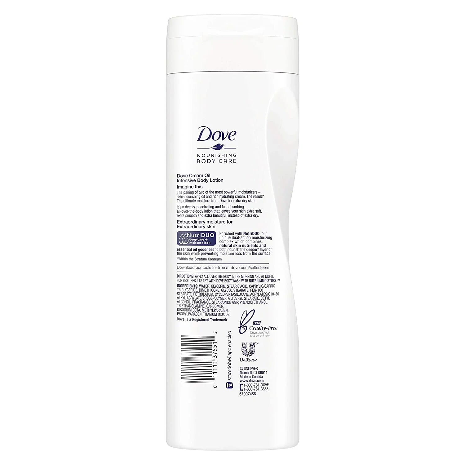 Dove Cream Oil Intensive Body Lotion 13.50 oz (Pack of 3)
