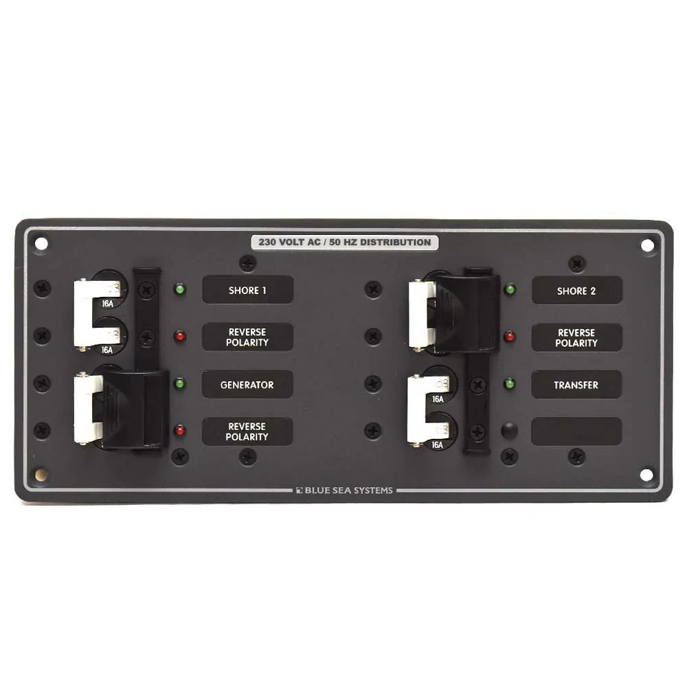 Blue Sizeea Boat Power Distribution Panel 8598 | 230V AC Sizeource Sizeelector