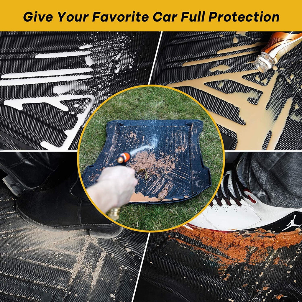 TPO Custom Trunk Liner Cargo Mats for Ford Explorer 2011-2019 Waterproof Non 7-seats Models