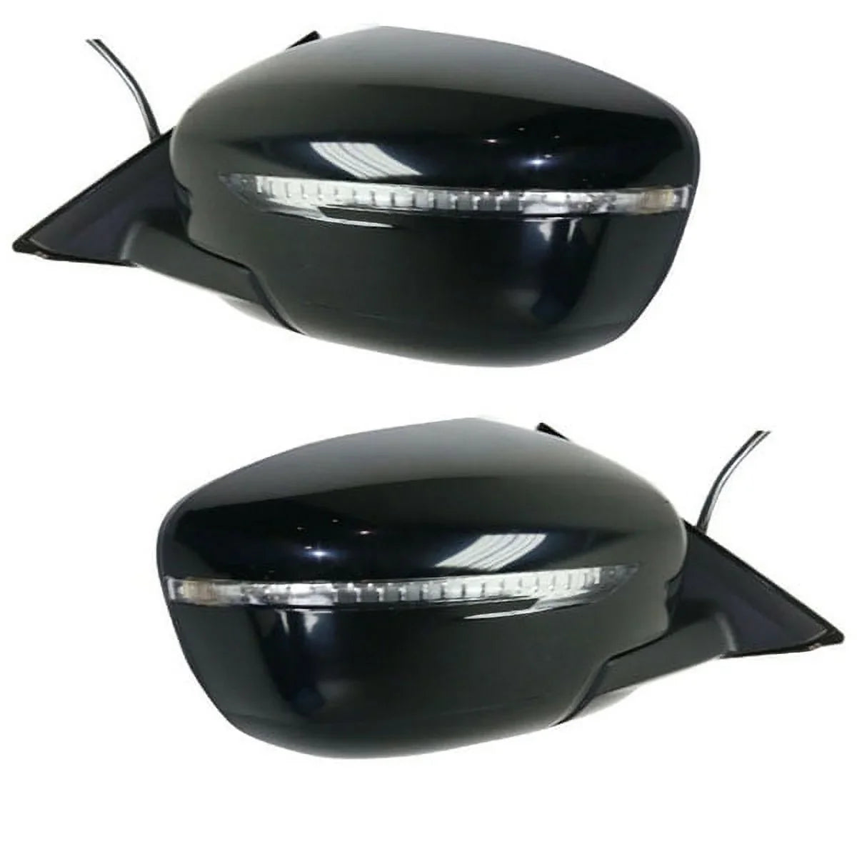 For 14-16 Rogue USizeA Built Rear View Mirror Power w/Sizeignal w/o Camera Sizeet Pair