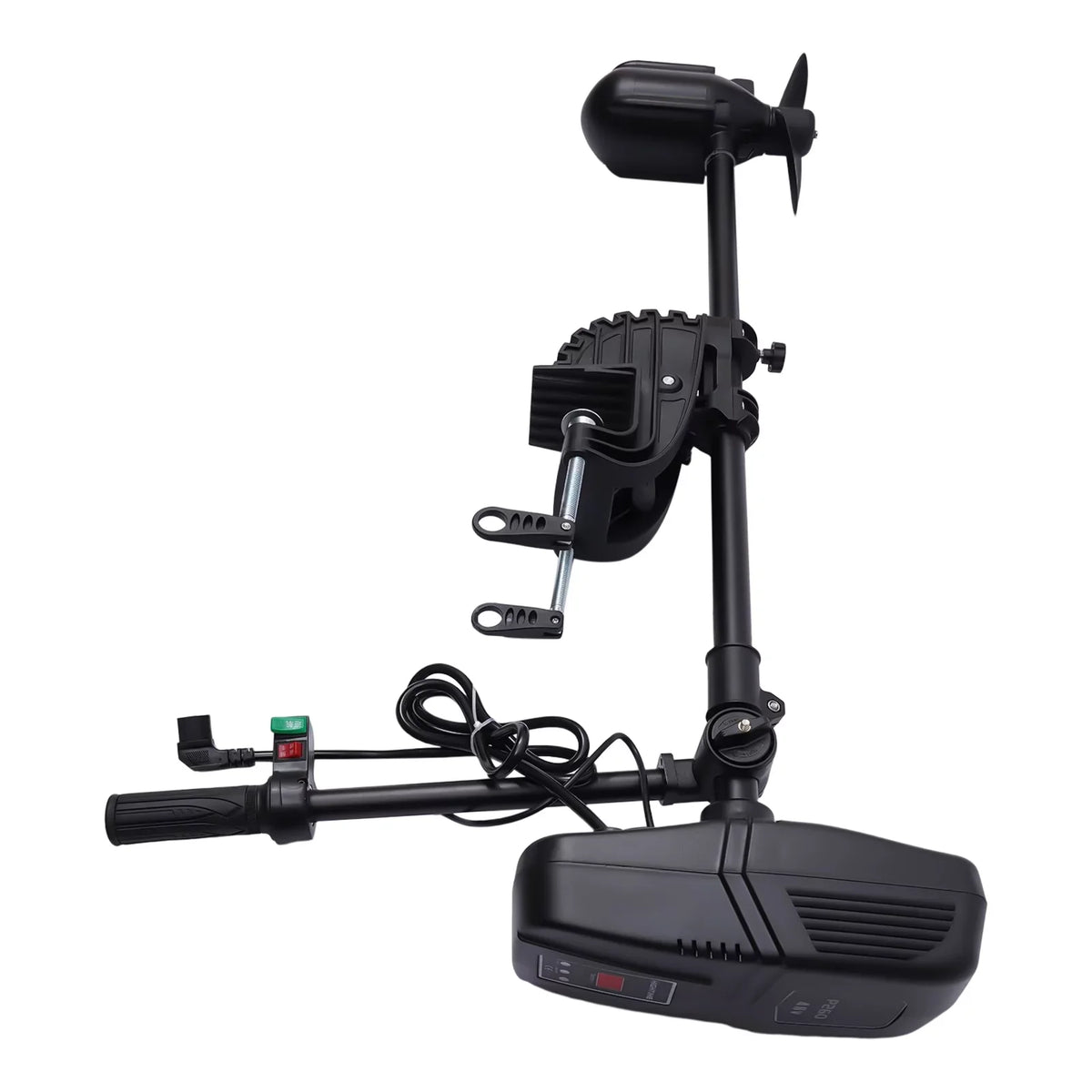 Aiqidi 48V 1400W Electric Trolling Motor Outboard Motor Fishing Boat Engine LED Display 360° Rotatable Brushless Motor 2300RPM