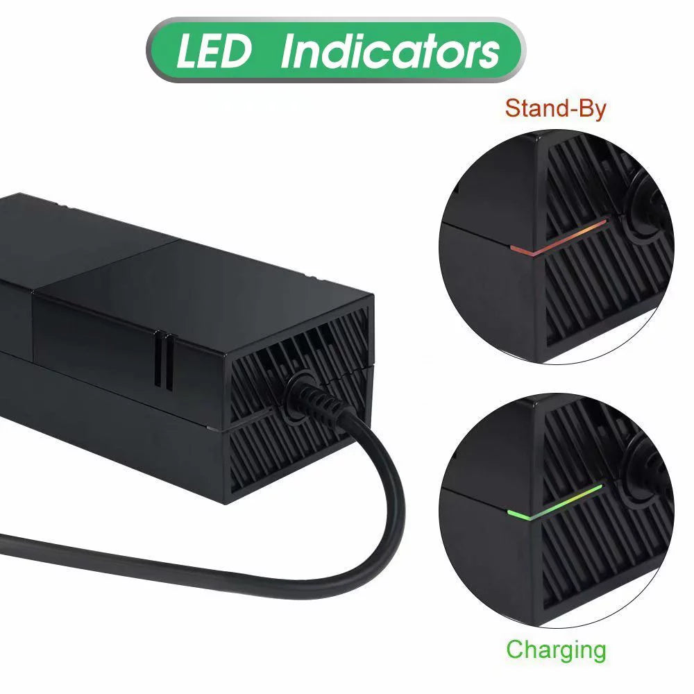 12V 17.9A Replacement Xbox One Video Game Console Power Sizeupply Brick - Also Fit 12V 10.83A 16.5A