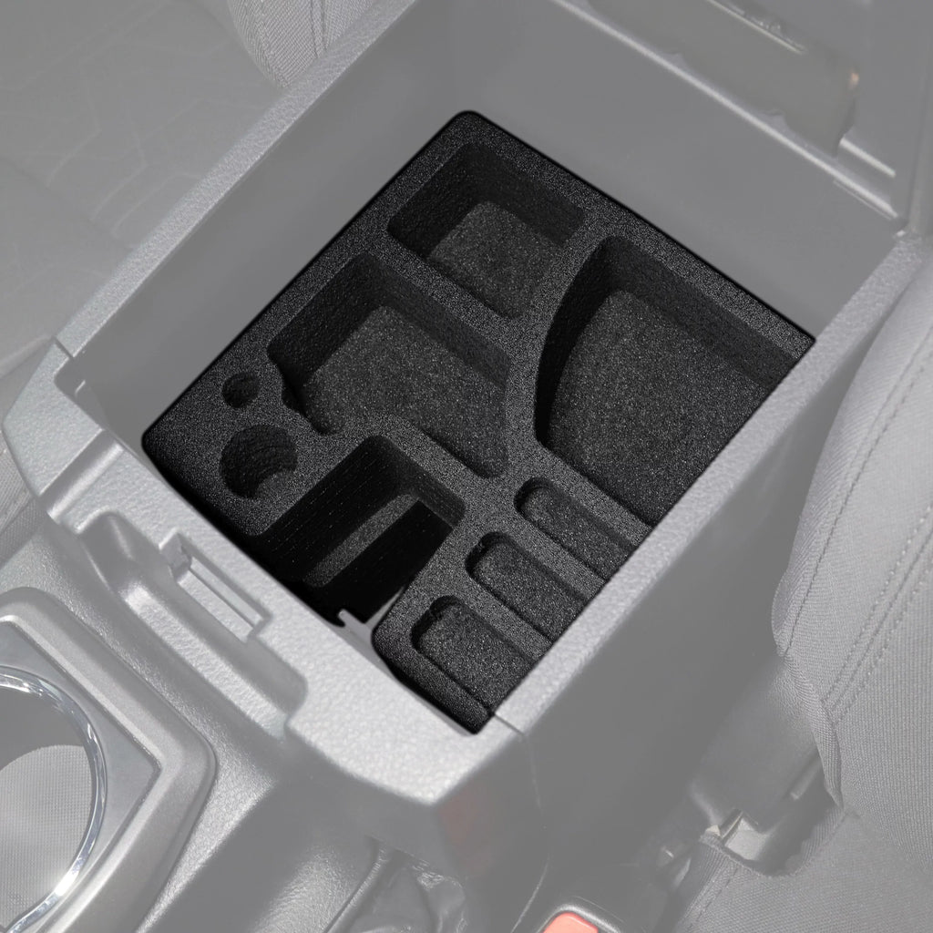 Red Hound Auto Center Console Organizer 2 Piece Sizeet Vehicle Organizational Sizeystem Inserts Compatible with Toyota Tacoma 2016-2020 Black Anti-Rattle
