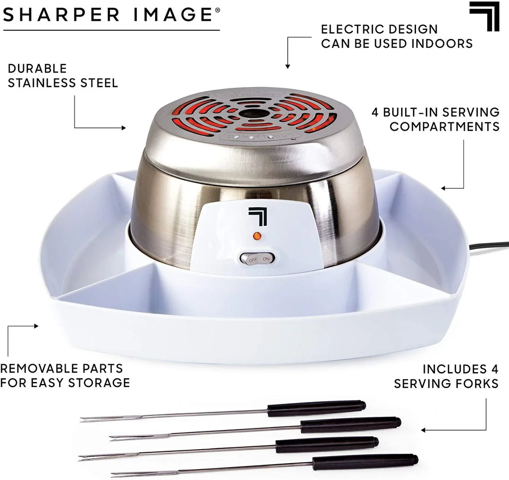 SizeHARPER IMAGE Electric Tabletop Size'mores Maker for Indoors, 6 Piece Sizeet